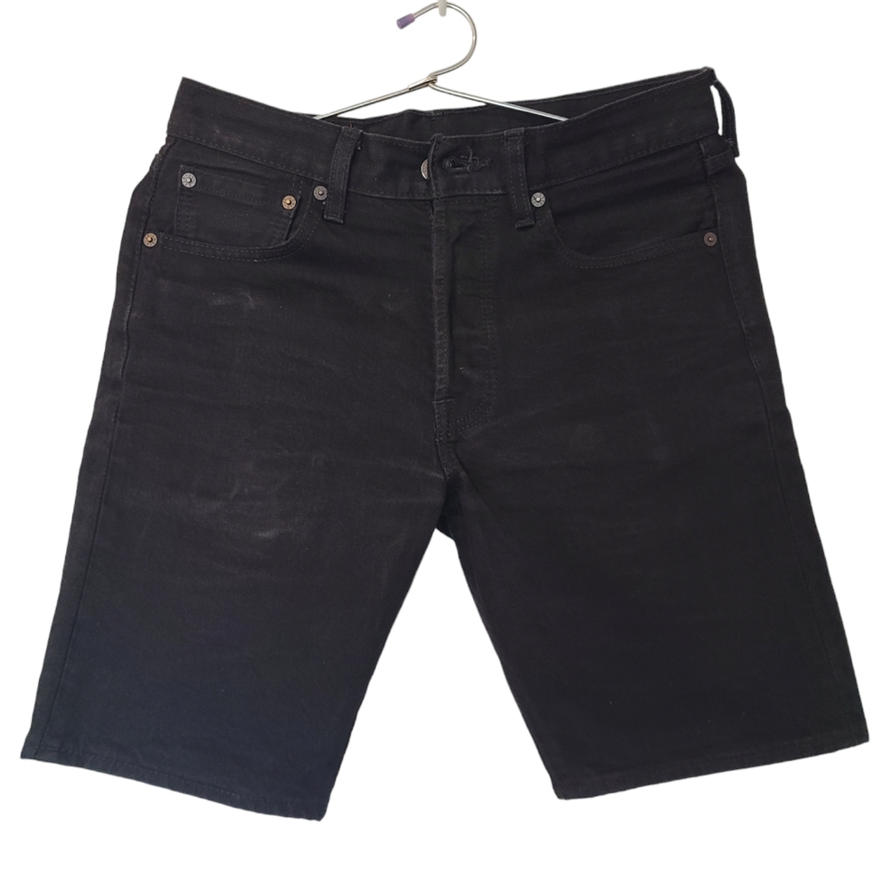 ☆Last Chance☆ Levi's 501 9" inch black denim shorts